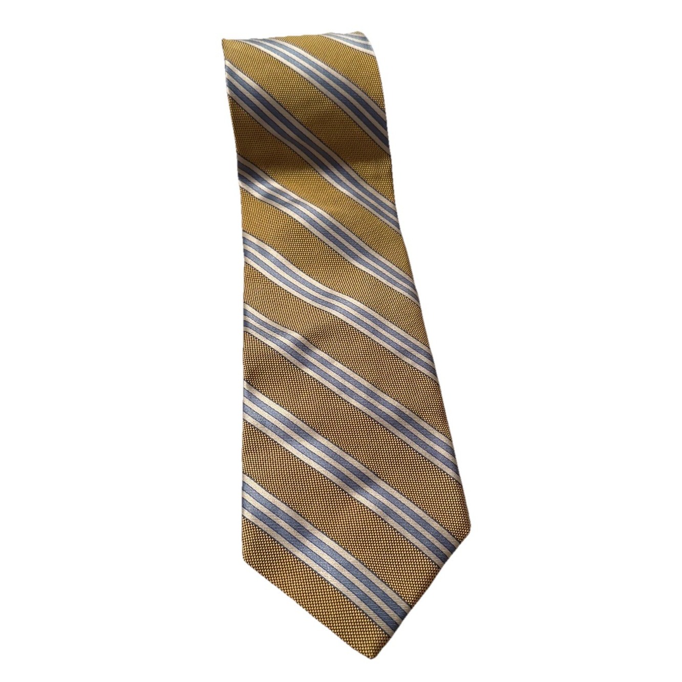 Brooks Brothers Designer Wide Necktie Men Striped Stain Resistant Classic Office